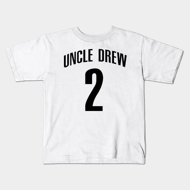 Kyrie Irving 'Uncle Drew' Nickname Jersey - Boston Celtics Kids T-Shirt by Cabello's